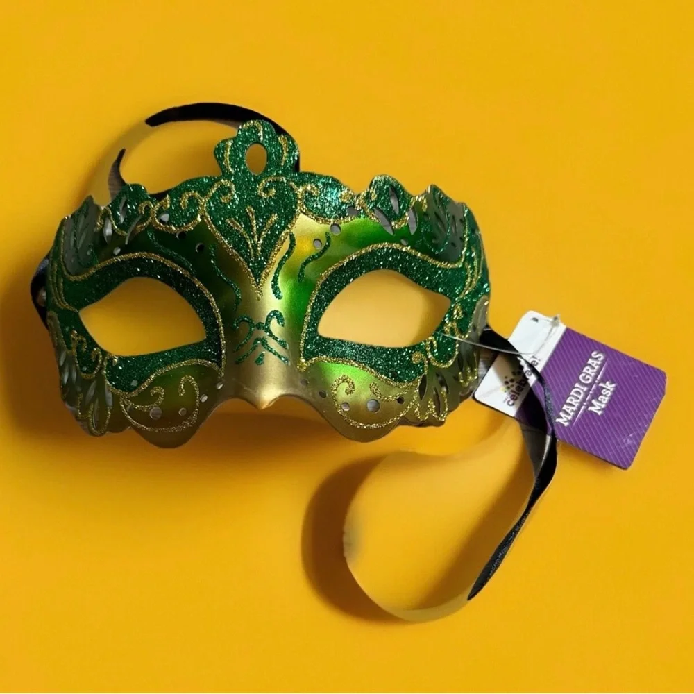 Mardi Gras Costume Mask-Adult Size. Wear It Or Decorate With It.